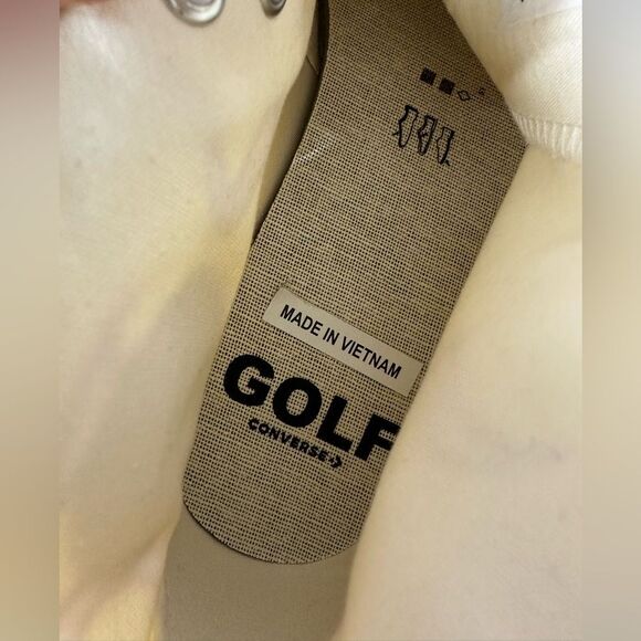 Converse Golf Le Fleur x Chuck 70 High Flame Pastel Yellow M 8.5 / W 10.5 - Picture 7 of 9